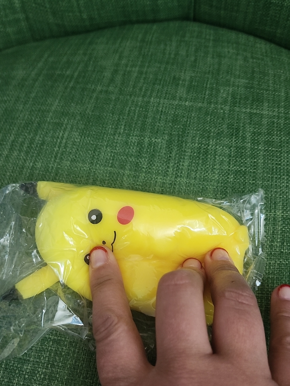 Pokemon Pikachu Inspired Yellow Squishy Toy - Picture 4 of 4